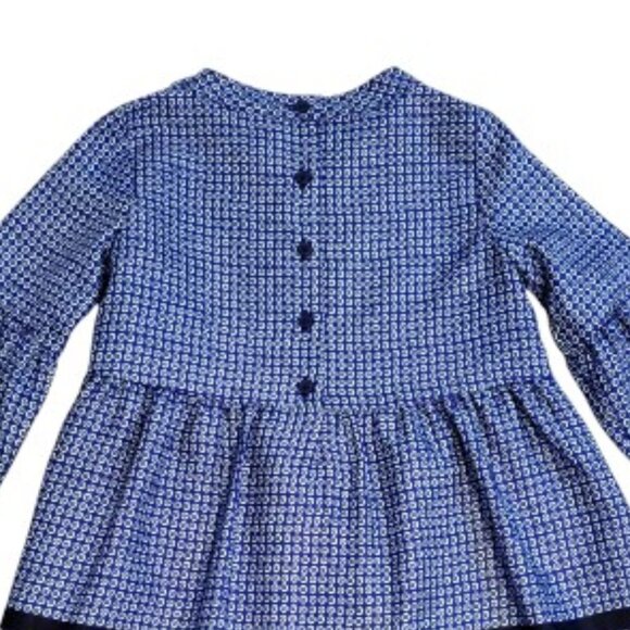 Janie and Jack Grosgrain Satin Dress Size 4 - Picture 6 of 6